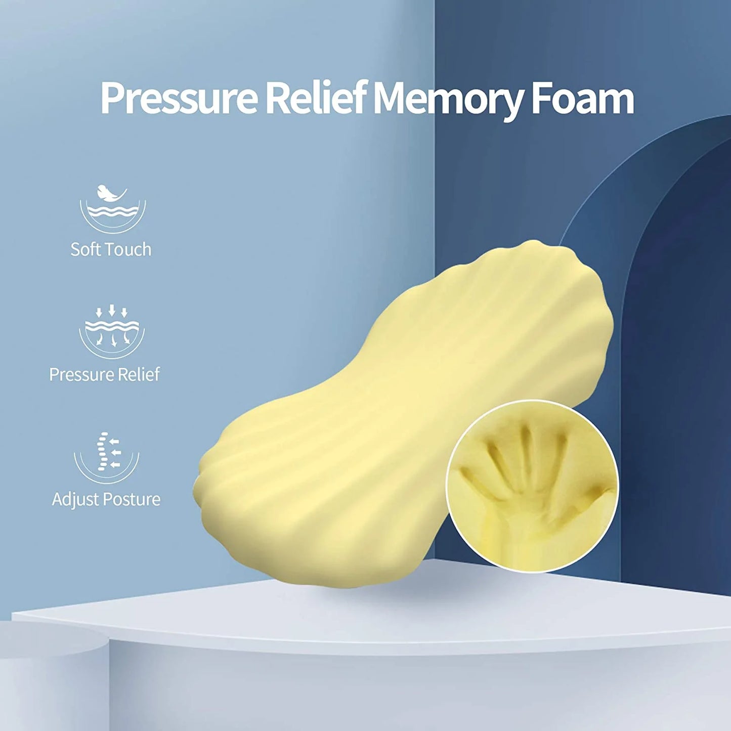 Adjustable Lumbar Support Pillow for Sleeping