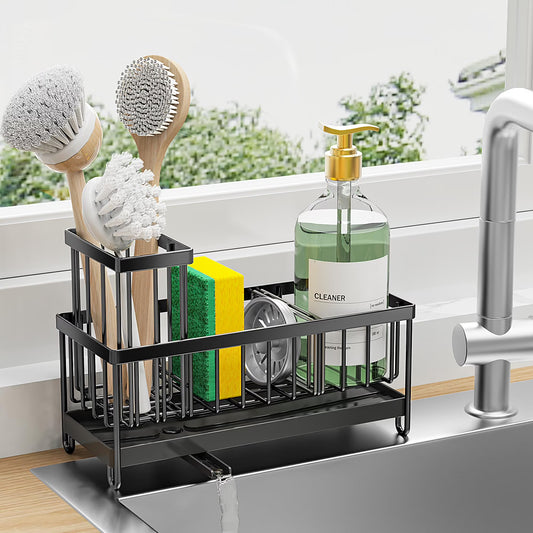 Cisily Kitchen Sink Sponge Holder & Caddy