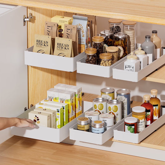 DELAMU Pull Out Cabinet Organizer (3 Pack)