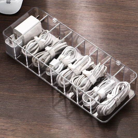 Clear Cable Storage Box
